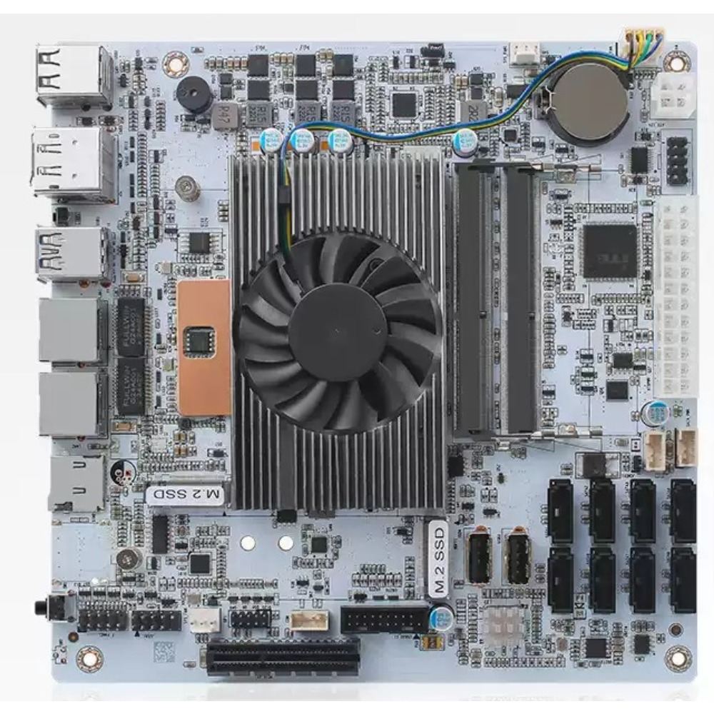 Nas Motherboard 8 Sata Mini Itx - Płyta główna Mini-ITX White M11 NAS