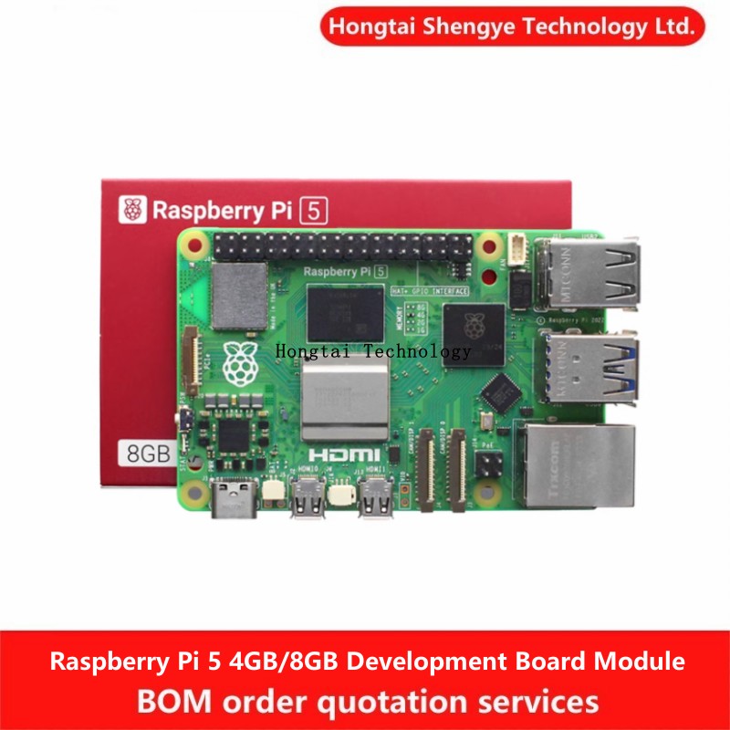 Raspberry Pi 5 8Gb Board - Nowy oryginalny komputer pokładowy rozwoju Raspberry