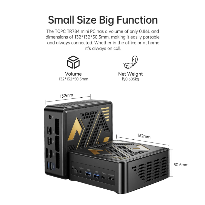 TOPC OCuLink Mini PC Ryzen 7 7 – Amd Ryzen 7 7840Hs Mini Pc recenzja i cena