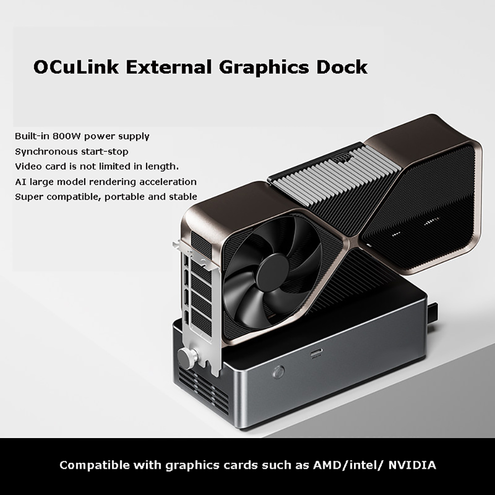 AG02/AG01 EGPU Dock z portami  – Oculink Egpu Mini Pc recenzja i cena