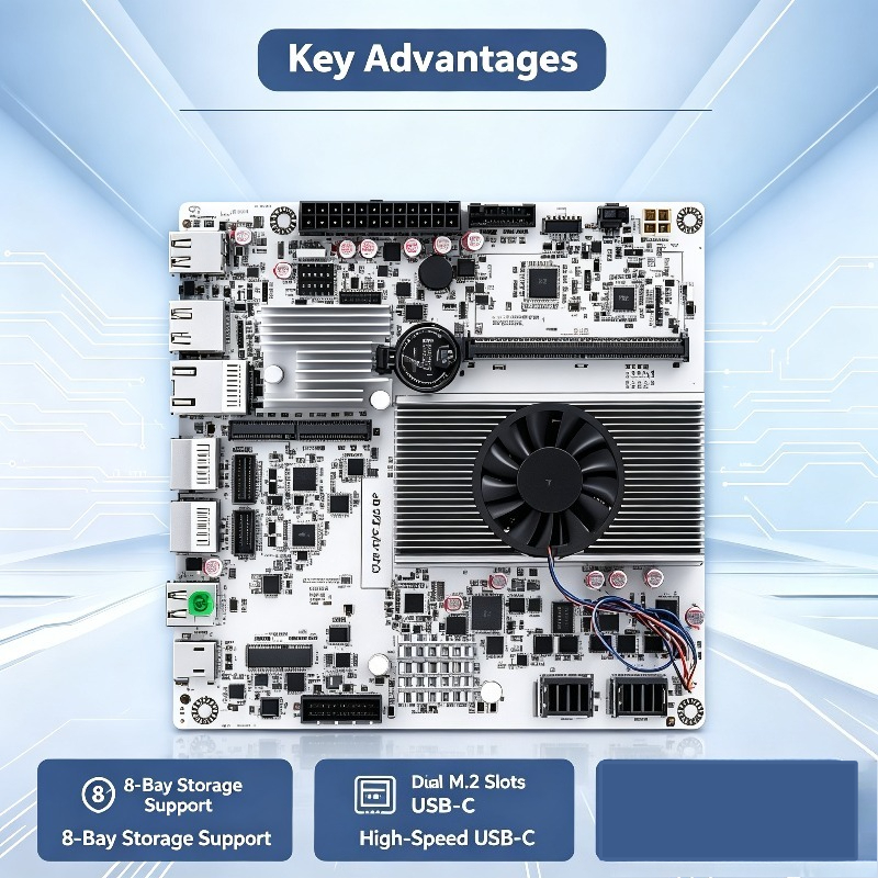 Płyta główna Mini ITX NAS z N1 – Nas Motherboard 8 Sata Mini Itx recenzja i cena