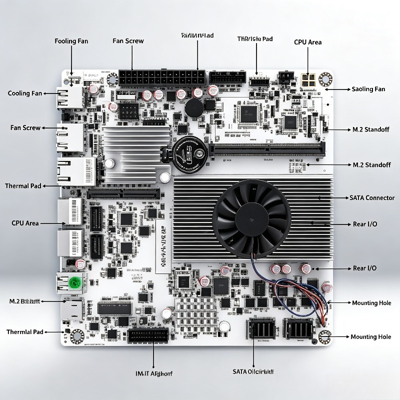 Płyta główna Mini ITX NAS z N1 – Nas Motherboard 8 Sata Mini Itx recenzja i cena