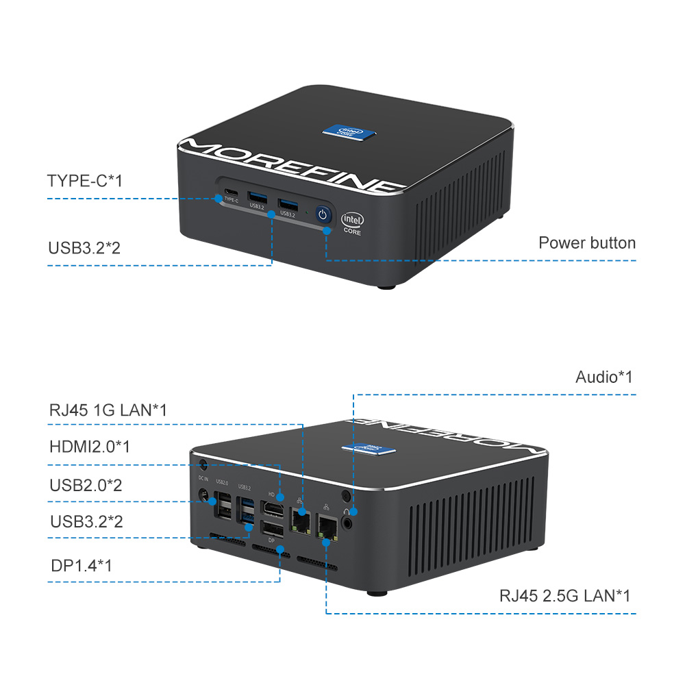 Tani komputer mini z procesore – Intel Core I9 13900H Mini Pc recenzja i cena