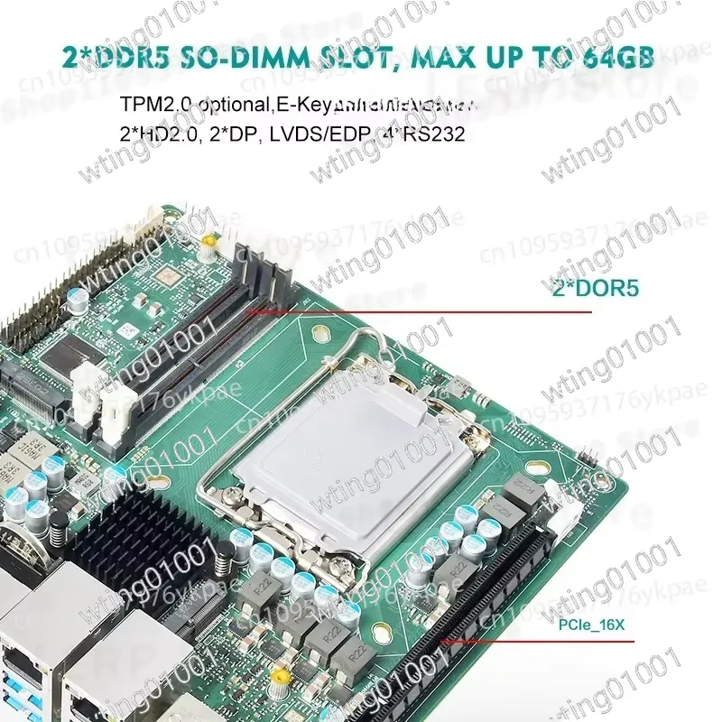 Płyta główna Mini ITX 13. gene – Lga1700 Itx Motherboard Ddr5 recenzja i cena